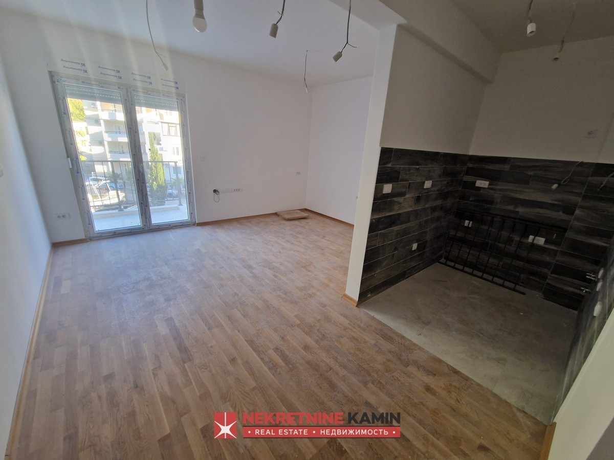 Never-Occupied Studio Apartment in a New Building, Clean Title, Lazi, Budva